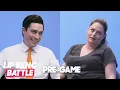Lauren Ash Ben Feldman Play Getting to Know Lip Sync Battle Pregame