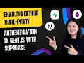 Web Developers 6-Enabling GitHub Third-Party Authentication in Next js with Supabase