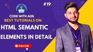HTML Semantic Elements Web Development Full Course HTML Tutorial