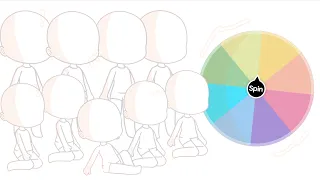 Spin the Wheel OC Challenge FAMILY OF 9 Siblings Edition Gacha Club
