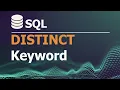 SQL Tutorial for Data Analysis 8 DISTINCT Keyword