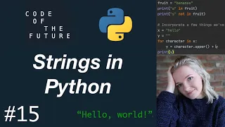 Python Tutorial for Beginners - Strings in Python