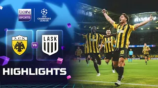 AEK Athens 1-0 LASK | Champions League 26/27 Match Highlights