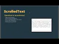 Python Tkinter How to create a ScrolledText in Tkinter