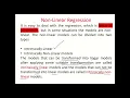 1--Non Linear Regression