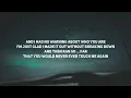 Halsey - You should be sad (Clean - Lyrics)