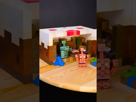 Minecraft Copper Golem Cake House #shorts #minecraft