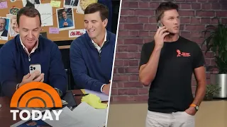 Peyton and Eli Manning audition celebs to join ManningCast