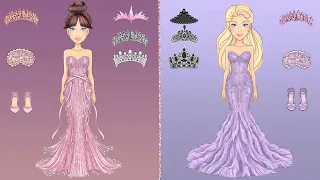 Who Wears It Better? Rapunzel vs Ladybug vs Vampire Paper Doll Dress Up 🎀