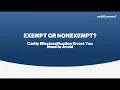 Exempt or Non-Exempt Costly Misclassification Errors You Need to Avoid