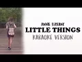 Annie LeBlanc - Little Things (KARAOKE VERSION)