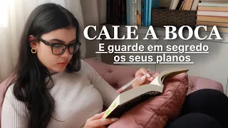 NÃO FAÇA PLANOS SEM VER ESTE VÍDEO [como guardar segredo e não fracassar]