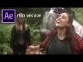 text decode after effects tutorial
