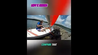 Affordable Sailing! ⛵️ Start With A Sunfish! ☀️🐠 #sailboat #boatbuying #ytshorts #advice