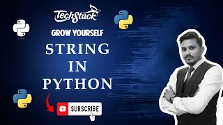 String in Python in Hindi Python Full Course for Beginners Techstack Academy