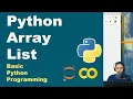 Belajar Array List di Python Basic Python Pemrograman Dasar Python Part 33