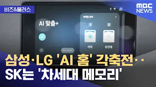 [비즈&플러스] 삼성·LG 'AI 홈' 각축전‥SK는 '차세대 메모리' (2026.10.16/뉴스투데이/MBC)