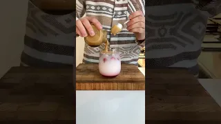 Recipe For A Strawberry Latte With A Delicate Coffee Cream 