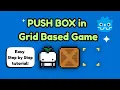 Box Pushing in grid based game in Godot 4 Easy step by step tutorial