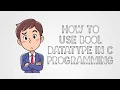 how to use Bool datatype in c programming in hindi