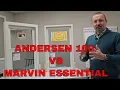 Andersen 100 Fibrex Window vs Marvin Essential Fiberglass Window Side By Side