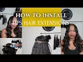How to Install I-Tip Hair Extensions Giifti Hair Tutorial for Seamless Natural Looks