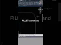 AutoCAD How to use Fillet command in autocad