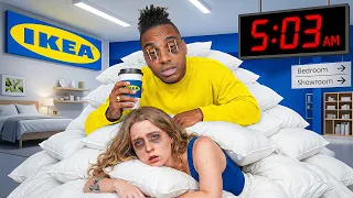 WER BLEIBT LÄNGER WACH im IKEA? 😱