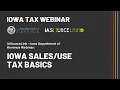 Iowa Tax Webinar Iowa Tax Basics