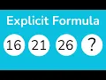 Learn the Explicit Formula for Arithmetic Sequences Step-by-Step Guide Examples