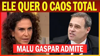 Malu Gaspar ADMITE que André Mendonça quer o CAOS no STF