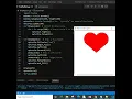 How to create or Draw a heart using Python Turtle