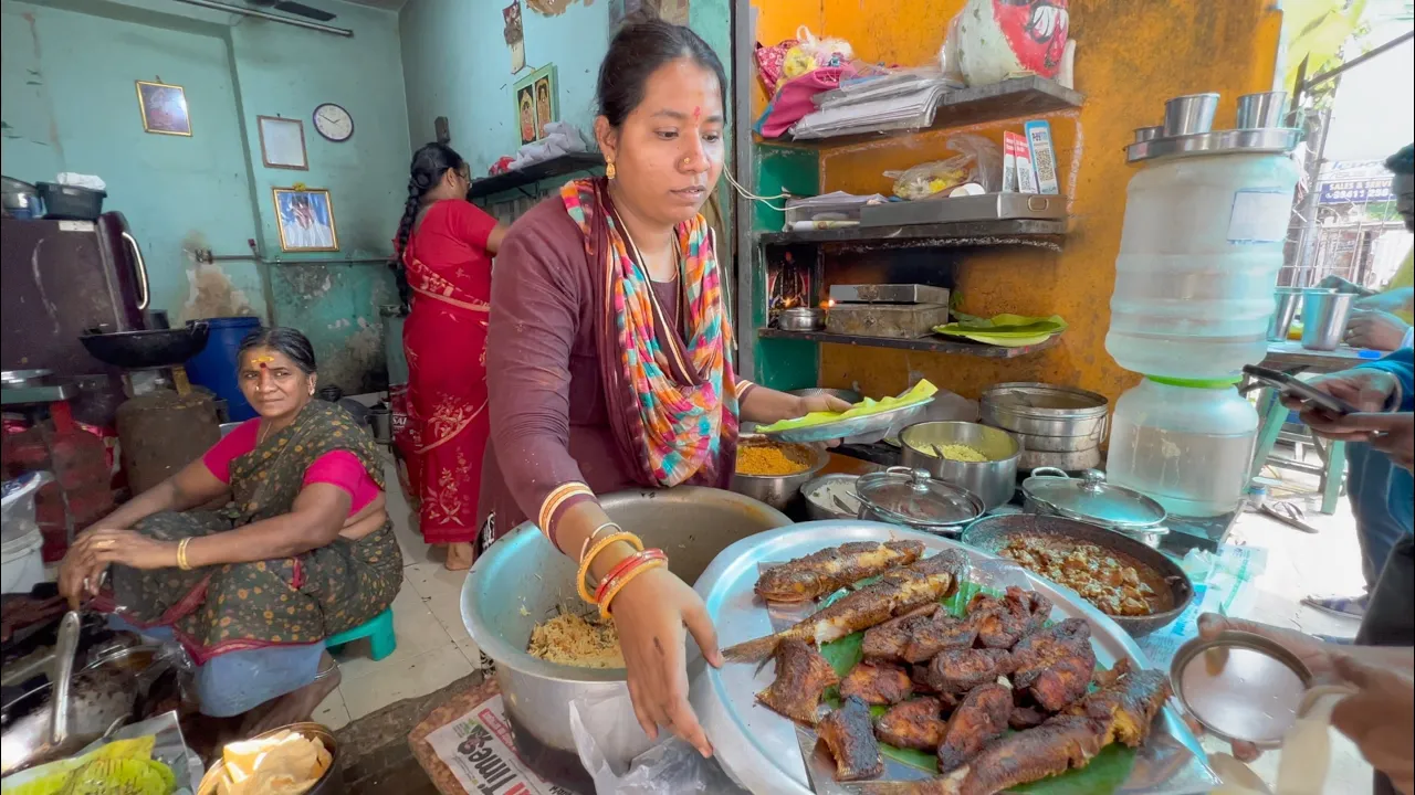 Didi Serves Wholesome Meal in Chennai   Indian Street Food