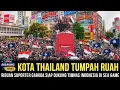 THAILAND MACET TOTAL‼️RIBUAN SUPORTER GARUDA SIAP MERAHKAN STADION DEMI DUKUNG TIMNAS DISEA GAME