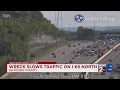 Wreck slows traffic on I-65 North