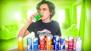 جربت كل انواع ريد بول فالعالم    خلطهم مع بعض    دندنها