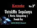 Download Lagu Untukmu Segalanya (Karaoke) Novia Kilopaking/ Nada Wanita/ Cewek /Female Key D#