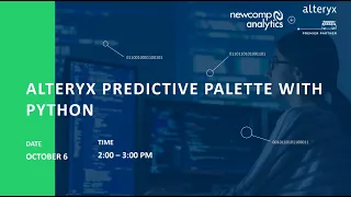 Alteryx Predictive Palette with Python
