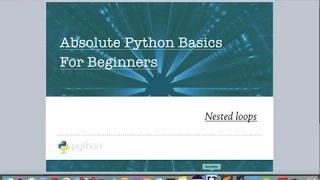 Absolute Python Basics for Beginners - 21