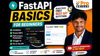 FastAPI Basics for Beginners Build Your First REST API in Python Complete Introduction