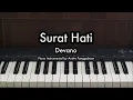 Download Lagu Surat Hati - Devano | Piano Karaoke by Andre Panggabean