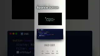 sparkle button using css