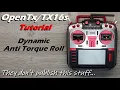 OpenTx Tutorial Dynamic Anti Torque Roll Mix Radiomaster TX16s or Jumper T18 Advanced
