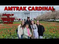 Riding the Amtrak Cardinal from Ashland Kentucky to White Sulphur Springs West Virginia