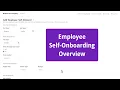 Employee Self-Onboarding Overview Patriot Software