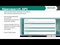 OpenSearch API - the NextGEOSS Data Hub