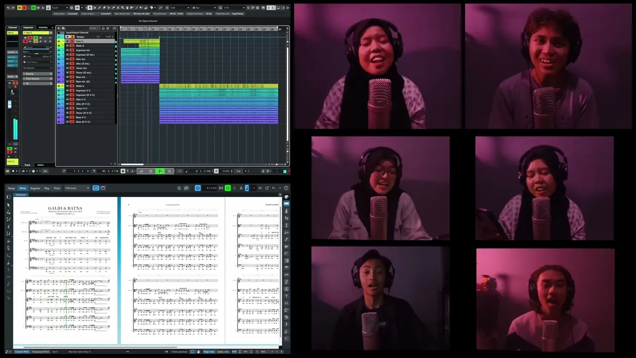 GALIH DAN RATNA for SATB (Short)