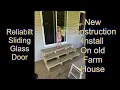 Reliabilt sliding door install