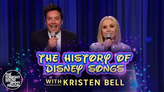 history of disney songs with kristen bell