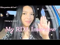 Interviewing for a RDA position How did it go